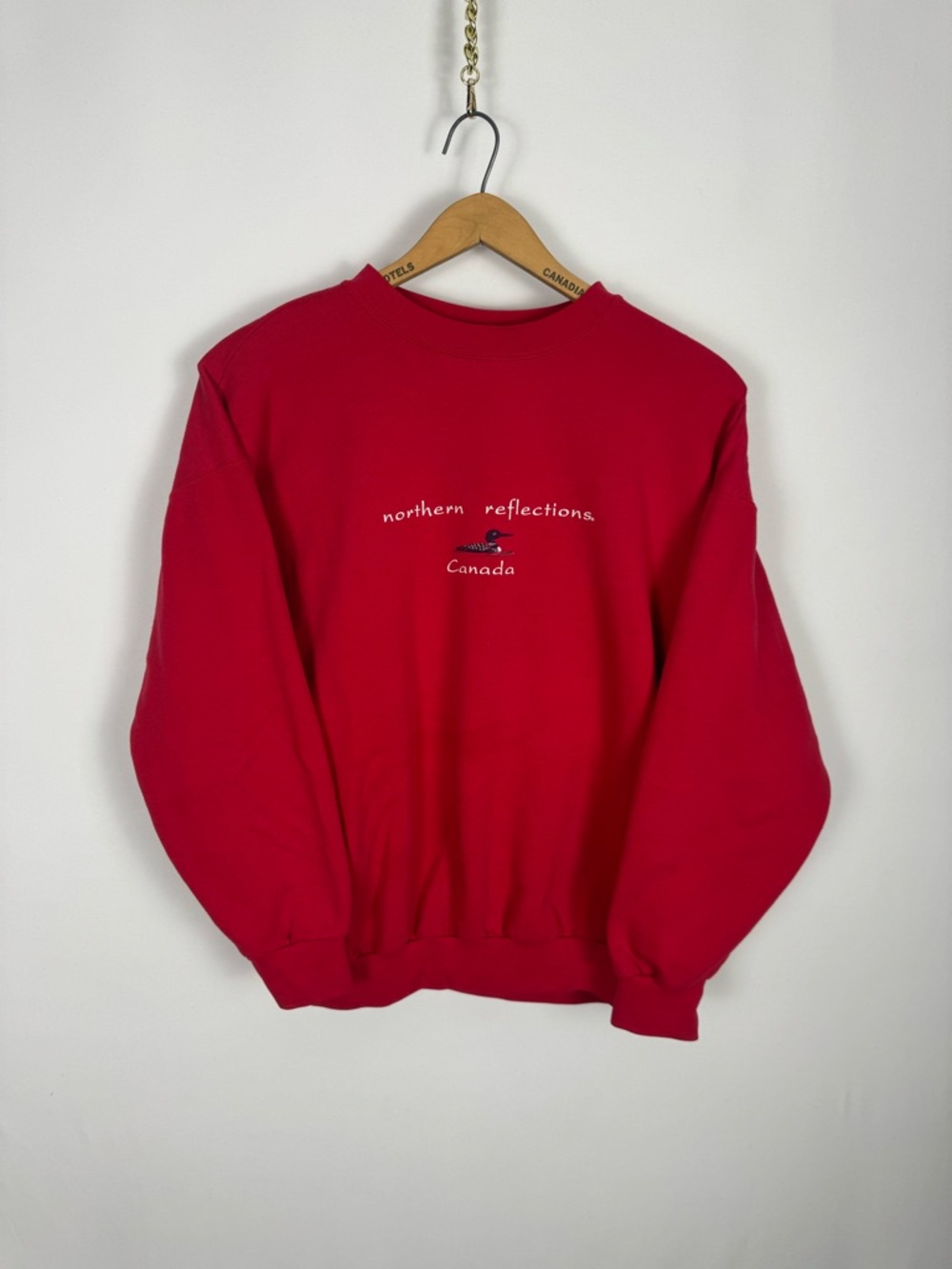 Vintage 90s Northern Reflections Red Crewneck Sweatshirt